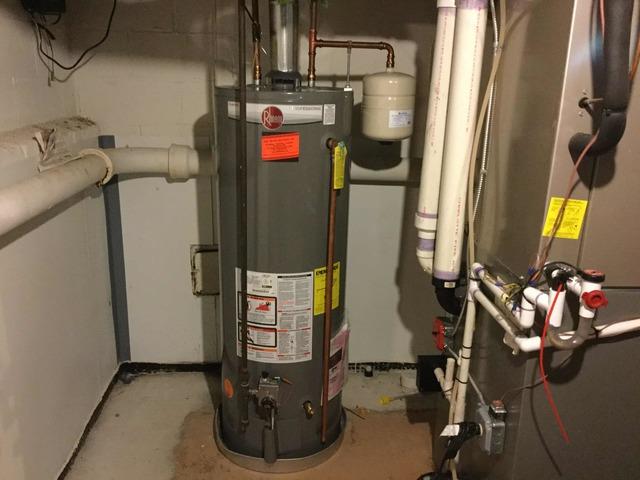 new water heater installation