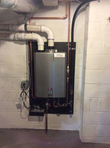 new water heater installation