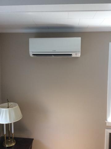 new ductless HVAC system