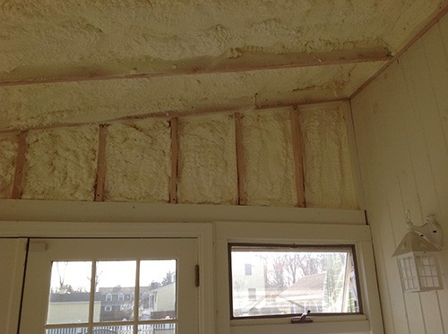 We have the proper techniques to insulate finished walls